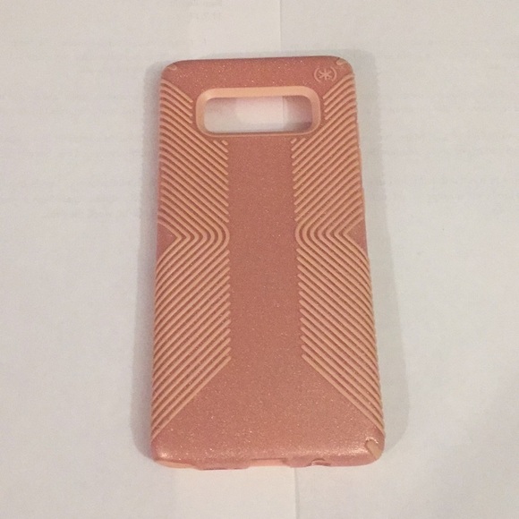 Note 8 Speck Pink Presidio Grip Gold Glitter Case - Picture 1 of 2